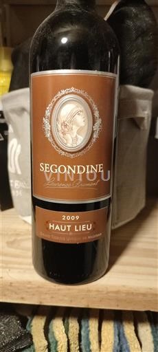 Sudoeste Madiran Segondine Haut Lieu 2009