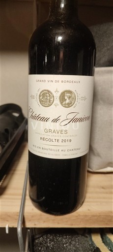 Bordeaux Graves Château Janicon 2019