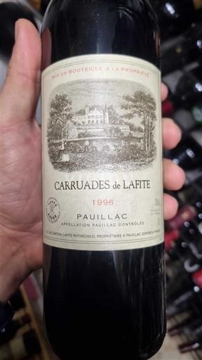 Bordeaux Pauillac Château Lafite Rothschild Carruades de Lafite 1996