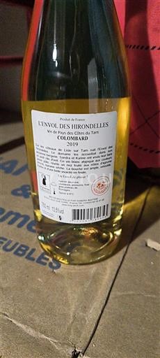 Sudoeste Tarn y Garona L'Envol des Hirondelles Colombard 2019