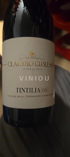 Molise Claudio Cipressi Tintilia 66 2017