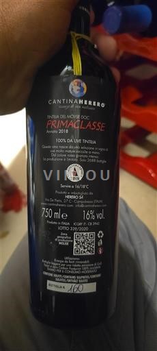 Molise Cantina Herero PrimaClasse 2018