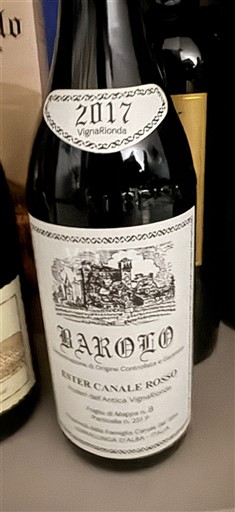 Piamonte Barolo Ester Canale Rosso Vigna Rionda 2017