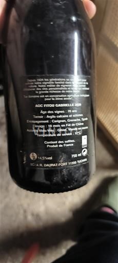 Languedoc Fitou Château Nouvelles Gabrielle 2020