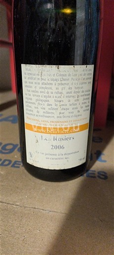 Thung lũng sông Loire Coteaux-du-Loir Domaine La Bellivière Les Rosiers 2006