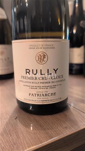 Burgund Rully Premier Cru Patriarche Premier Cru Cloux 2022