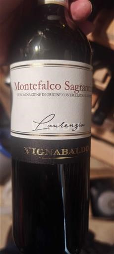 Umbria Montefalco Sagrantino Vignabaldo Laurenzio 2020