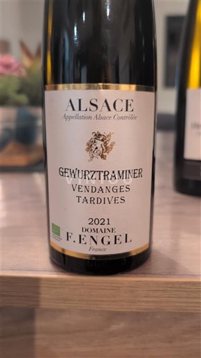 Alsace Domaine F. Engel Gewurztraminer Vendanges Tardives 2021