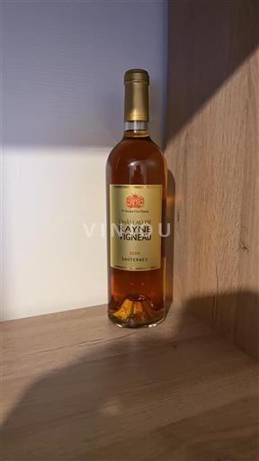 Bordeaux Sauternes Premier Cru Château Rayne Vigneau 2009