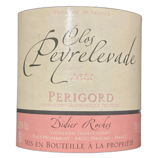 Aquitaine và Charentes Périgord Le Clos Peyrelevade (Didier Roches) Rosé 2022