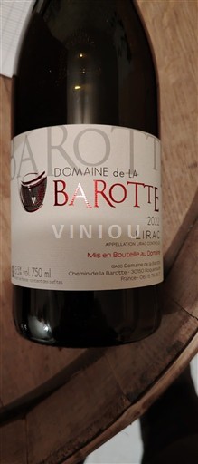 Thung lũng Rhône Lirac Domaine La Barotte 2022