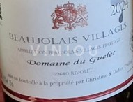 Beaujolais Beaujolais Villages Domaine Guelet 2024