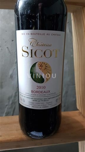Bordeaux Château Sicot 2010
