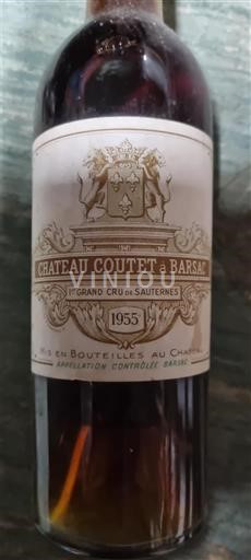 Bordeaux Barsac Château Coutet à Barsac 1955