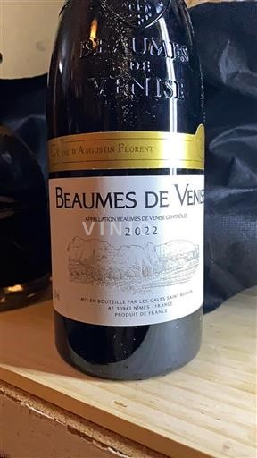 Thung lũng Rhône Beaumes de Venise Les Caves Saint Roman La Augustin Florent 2022