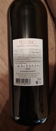 Tây Nam Không được chỉ định Les Vignerons d'Olt La coussane 2020