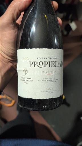 La Rioja Rioja Palacios Remondo Viñas Viejas de la Propiedad 2020