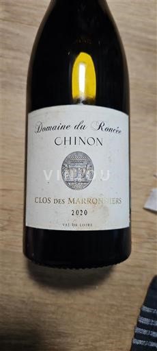 Thung lũng sông Loire Chinon Domaine Roncée Clos des Marronniers 2020