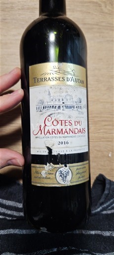 Sydvestfrankrig Côtes-du-marmandais Terrasses d'Autan 2016