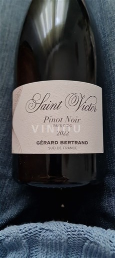 Languedoc a Roussillon Pays d'Oc Gérard Bertrand Saint Victor 2022