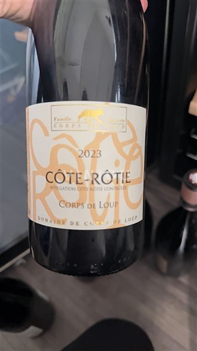 Vallée du Rhône Côte-rôtie Domaine Corps de Loup Corps de Loup 2023