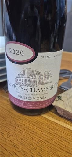 Bourgogne Gevrey-chambertin Domaine Roblot-Marchand Vieilles Vignes 2020