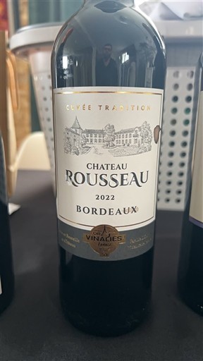 Bordoja Bordo Château Rousseau Tradition 2022
