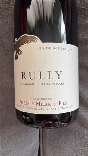 Bourgondië Rully Philippe Milan & Fils Niet-geïntegreerd