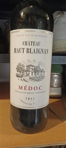 Bordeaux Médoc Château Haut Blaignan 2017