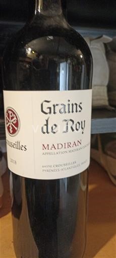 Sud-Ouest Madiran Crouseilles Grains de Roy 2018