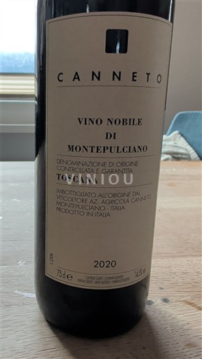 Тоскана Віно Нобіле ді Монтепульчано Canneto 2020