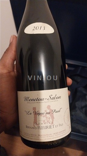 Thung lũng sông Loire Menetou-salon Domaine Bernard Fleuriet et Fils La Vigne au Paul 2013