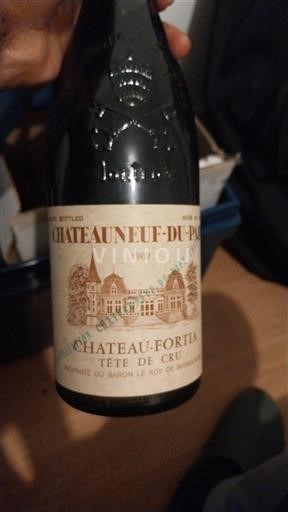 Rhône Valley Châteauneuf-du-Pape Château Fortia Tête de Cru 1969