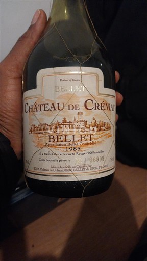 Provence Bellet Château Crémat 1985