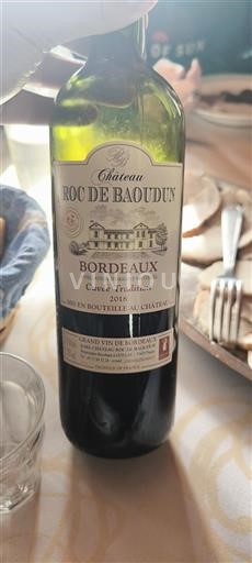 Бордо Château Roc de Baoudun Tradition 2018