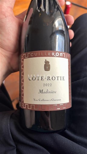 Thung lũng Rhône Côte-rôtie Domaine Yves Cuilleron Madinière 2022
