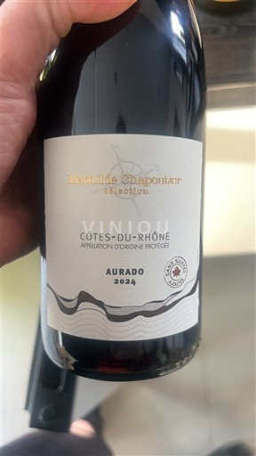 Rhône Valley Côtes-du-Rhône Mathilde Chapoutier Sélection Aurado 2024