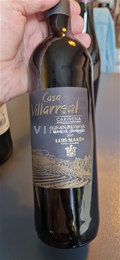 Aragona Cariñena Casa Villarreal Gran Reserva 2017