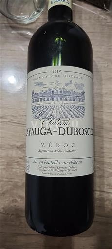 Bordeaux Médoc Château Mayauga-Duboscq 2017
