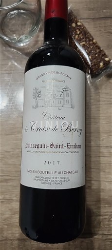 Bordeaux Lussac-saint-émilion Château La Croix de Berny 2017