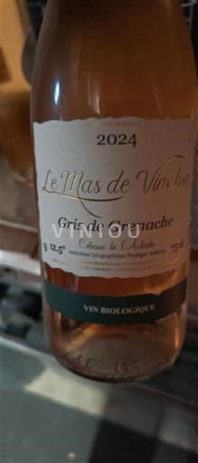 Alpi e Paesi Rodaniani Coteaux dell'Ardèche Le Mas de Vinchel Gris de Grenache 2024