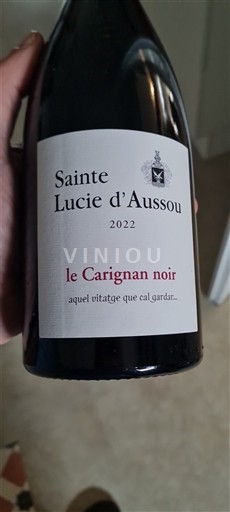 Languedoc và Roussillon Côtes Catalanes Sainte Lucie d’Aussou le Carignan noir 2022