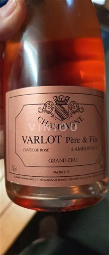 Champagne Grand Cru Varlot Père & Fils de Rosé Icke årgångsbetecknad