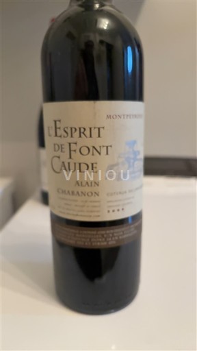 Languedoc Domaine Alain Chabanon L'Esprit de Font Caude 2009