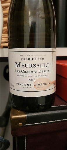 Borgogna Meursault Premier Cru Vincent Girardin Les Charmes-Dessus 2013