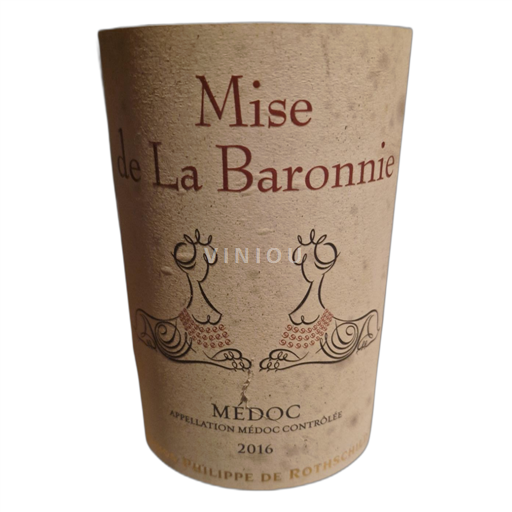 Bordeaux Médoc Baron Philippe de Rothschild Mise de La Baronne 2016