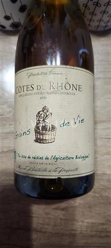 Thung lũng Rhône Côtes-du-rhône Le Clos des Papes et la Plaquette Grains de Vie 2016