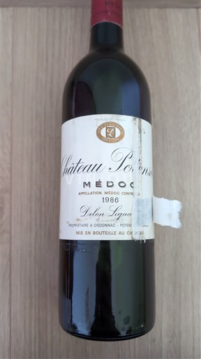 Bordeaux Médoc Château Potensac 1986