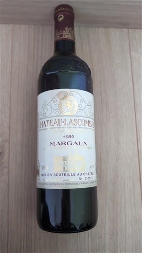 Bordeaux Margaux Grand Cru Château Lascombes 1989