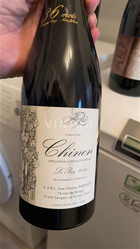 Loire Valley Chinon Jean-Maurice Raffault Le Puy 2016